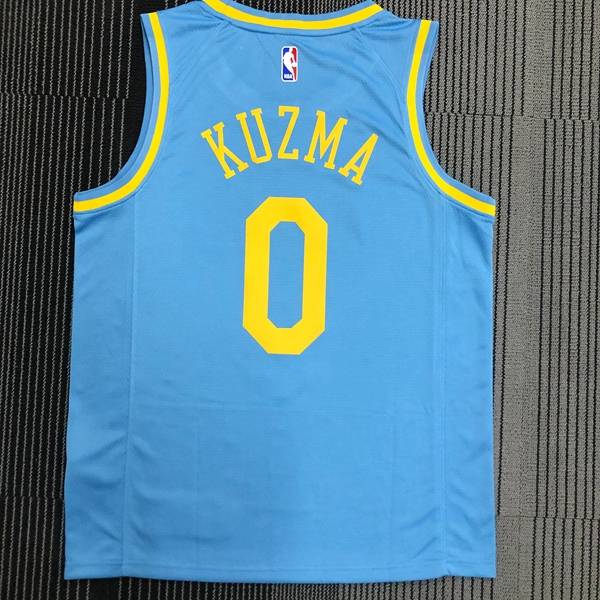 Los Angeles Lakers Light Blue Basketball Jersey (Hot Press)