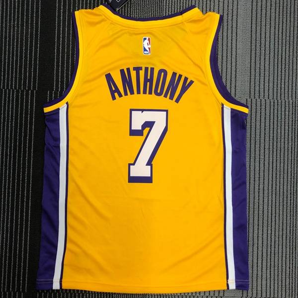 Los Angeles Lakers Yellow Basketball Jersey (Hot Press)