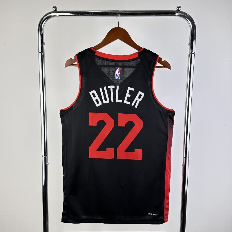 Miami Heat 23/24 Black City Basketball Jersey (Hot Press)