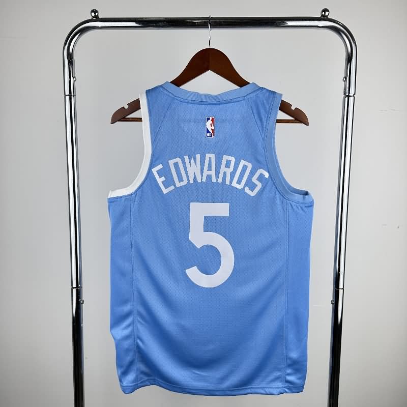 Minnesota Timberwolves 22/23 Blue Basketball Jersey (Hot Press)