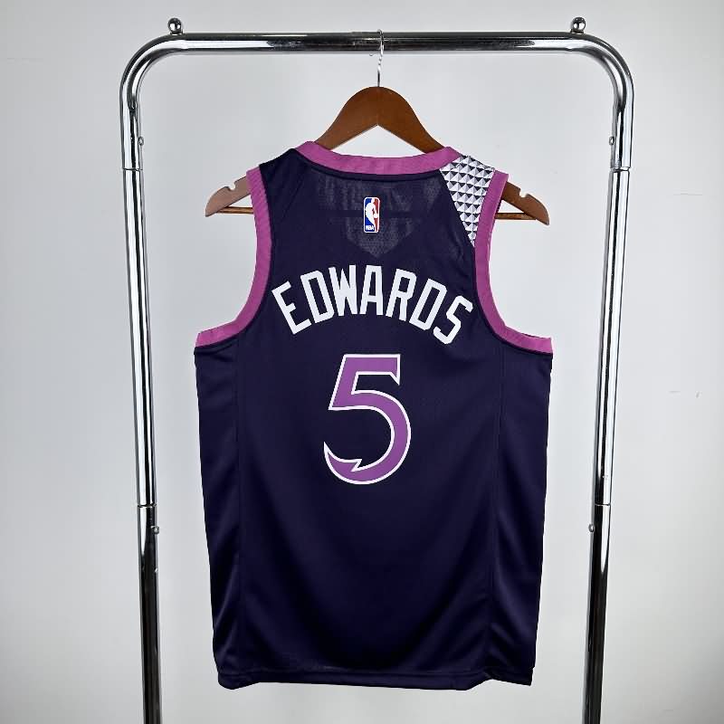 Minnesota Timberwolves Black Basketball Jersey (Hot Press)