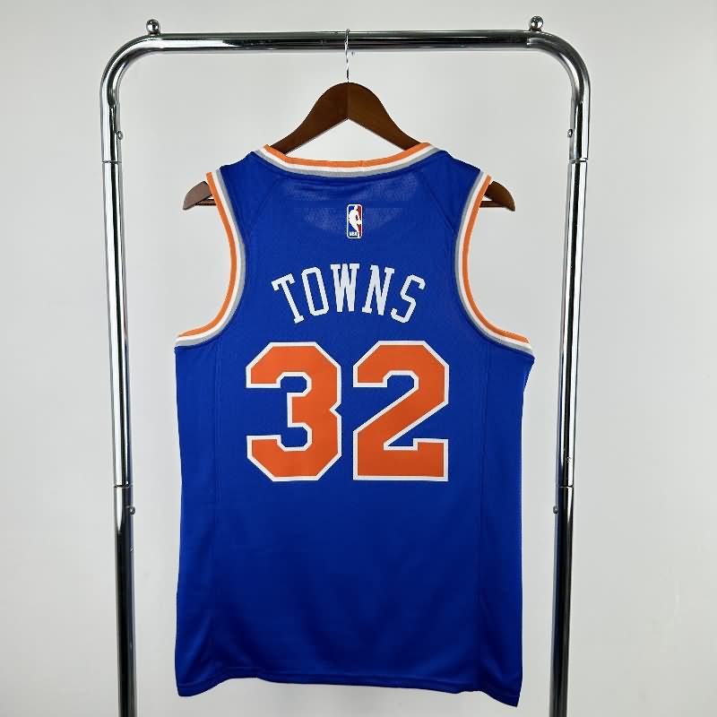 New York Knicks 22/23 Blue Basketball Jersey (Hot Press)