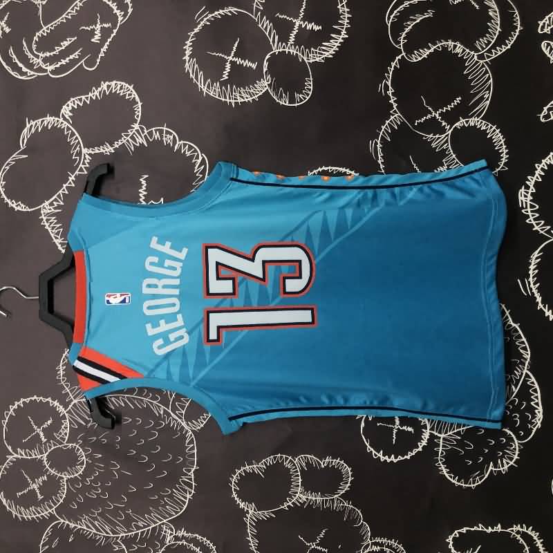 Oklahoma City Thunder Blue City Basketball Jersey (Hot Press)