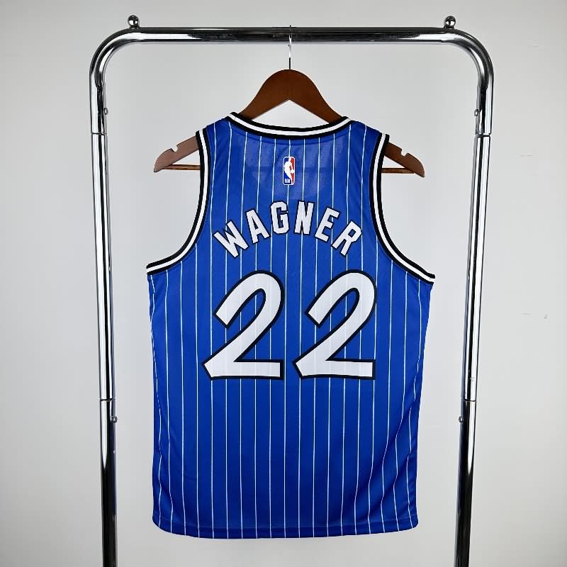 Orlando Magic 2018/19 Blue Classics Basketball Jersey (Hot Press)