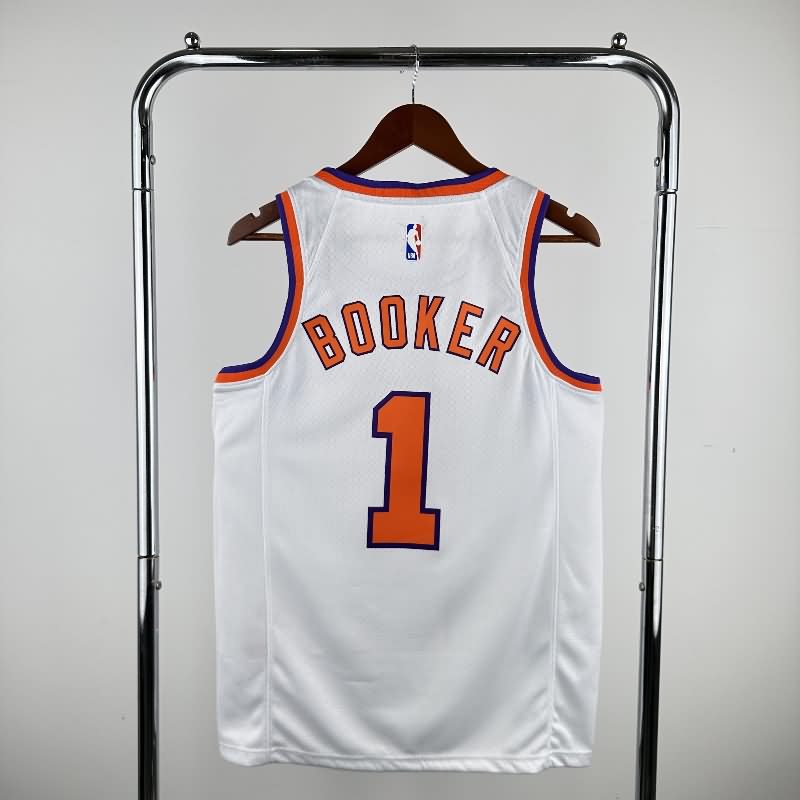 Phoenix Suns 17/18 White Classics Basketball Jersey (Hot Press)