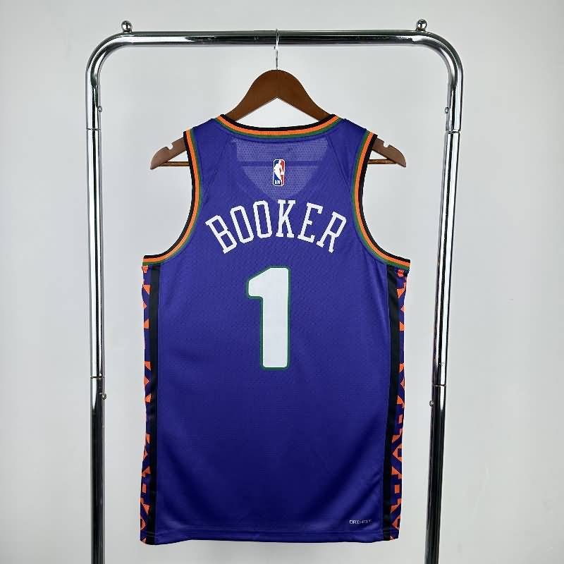 Phoenix Suns 24/25 Purple City Basketball Jersey (Hot Press)