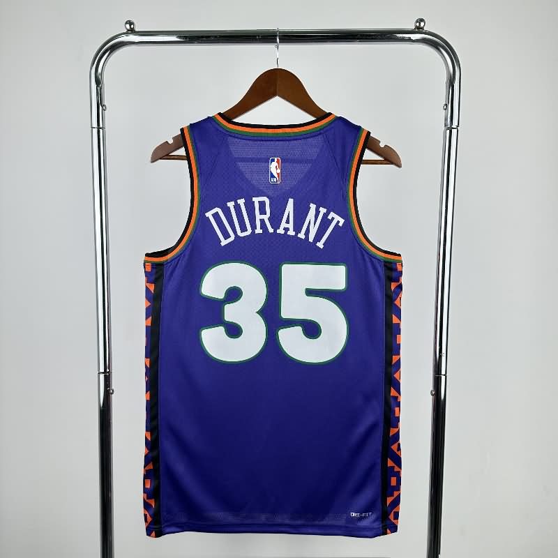 Phoenix Suns 24/25 Purple City Basketball Jersey (Hot Press)