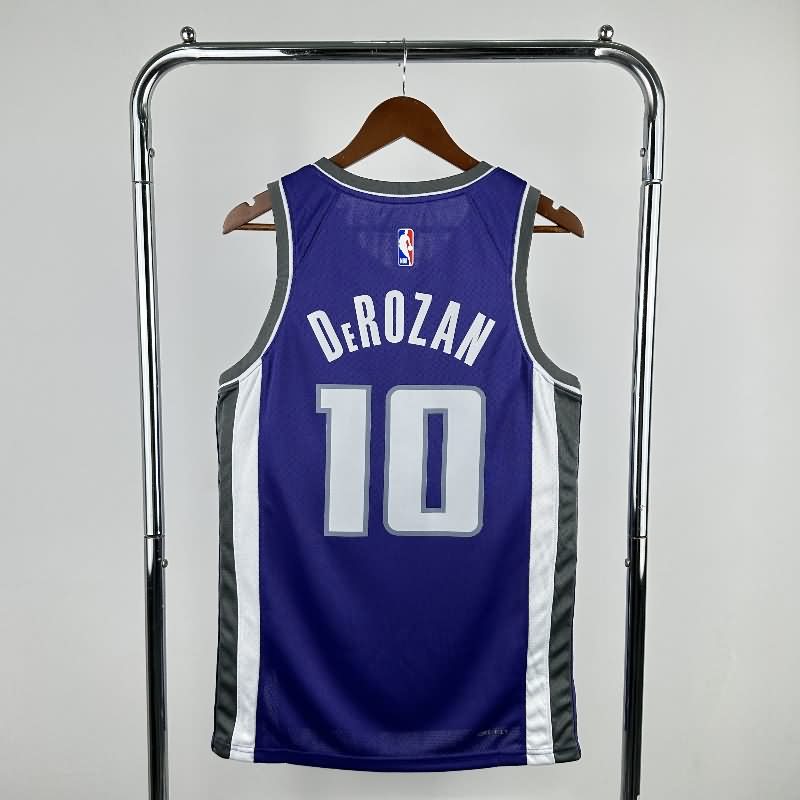 Sacramento Kings 22/23 Purple Basketball Jersey (Hot Press)