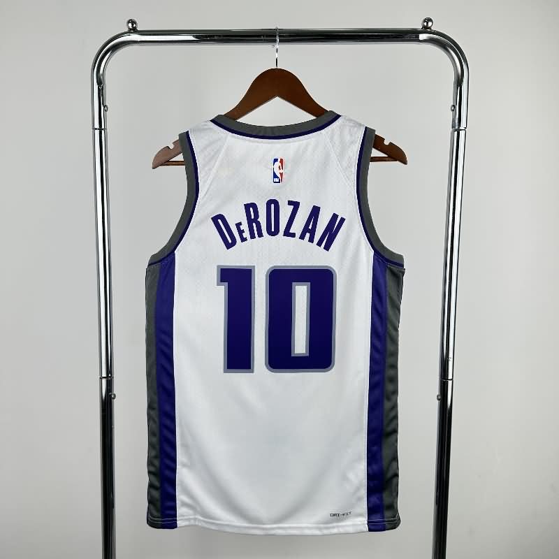 Sacramento Kings 22/23 White Basketball Jersey (Hot Press)