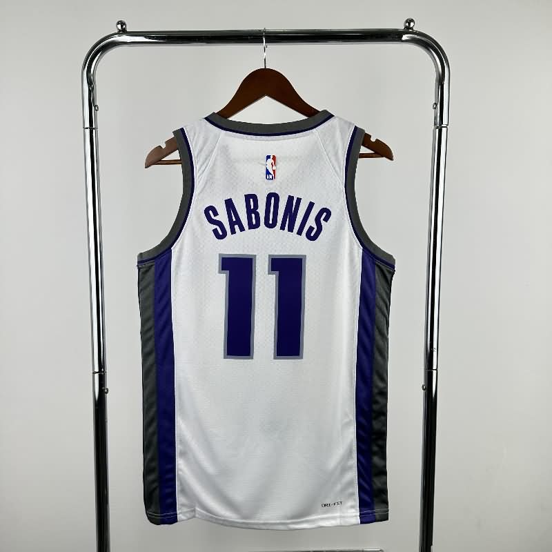 Sacramento Kings 22/23 White Basketball Jersey (Hot Press)