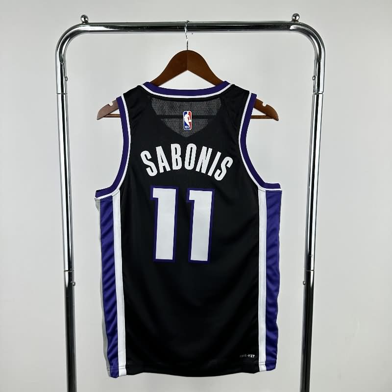 Sacramento Kings 23/24 Black Basketball Jersey (Hot Press)