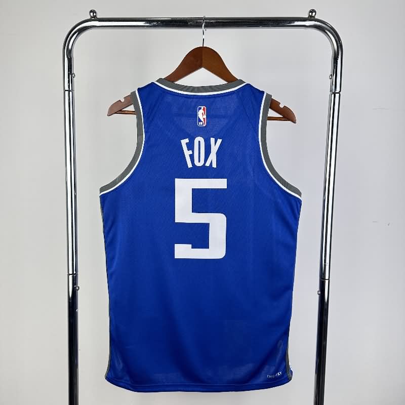 Sacramento Kings 23/24 Blue City Basketball Jersey (Hot Press)