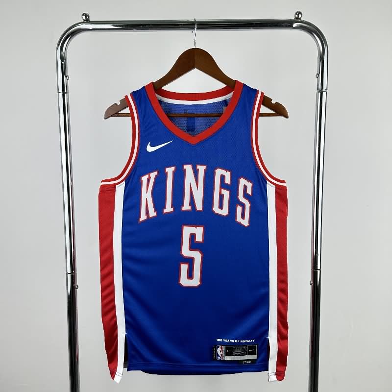 Sacramento Kings 24/25 Blue City Basketball Jersey (Hot Press)