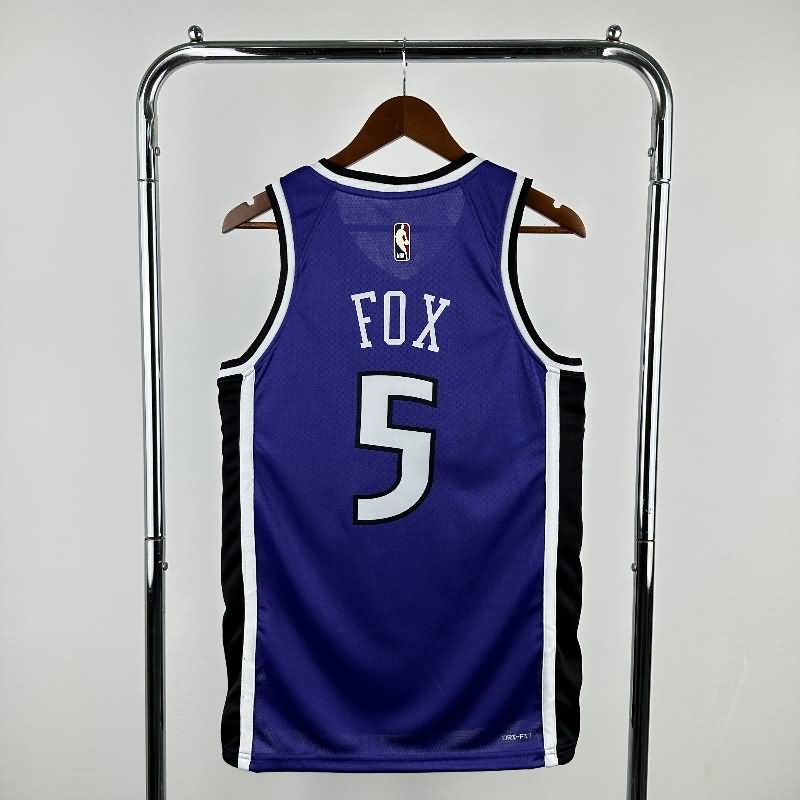 Sacramento Kings 24/25 Purple Classics Basketball Jersey (Hot Press)