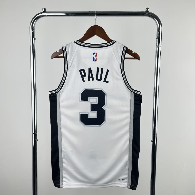 San Antonio Spurs 22/23 White Basketball Jersey (Hot Press)