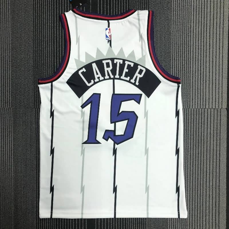 Toronto Raptors White Classics Basketball Jersey (Hot Press)