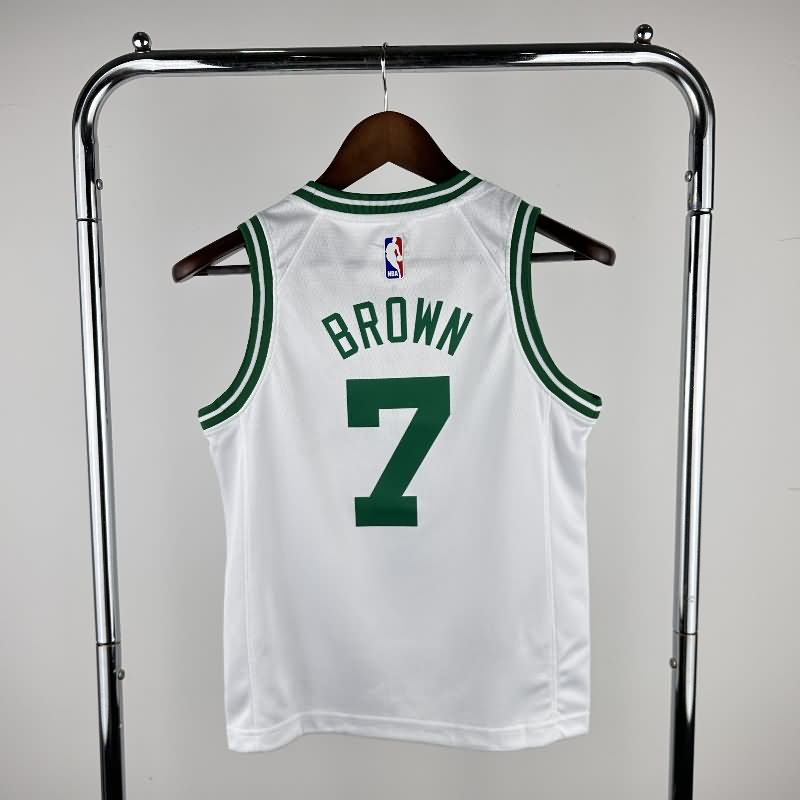 Boston Celtics 22/23 White Youth NBA Jersey (Hot Press)