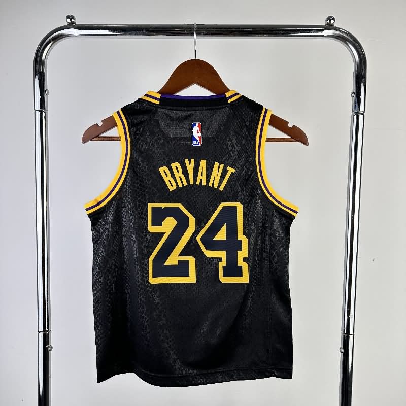 Los Angeles Lakers 2020 Black City Youth NBA Jersey (Hot Press)