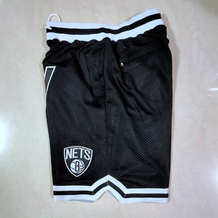 Brooklyn Nets Just Don Black NBA Shorts