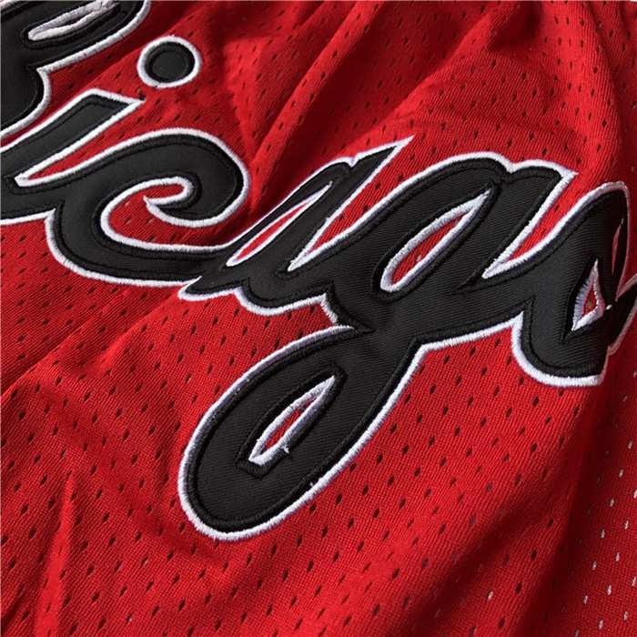 Chicago Bulls Just Don Red NBA Shorts 02