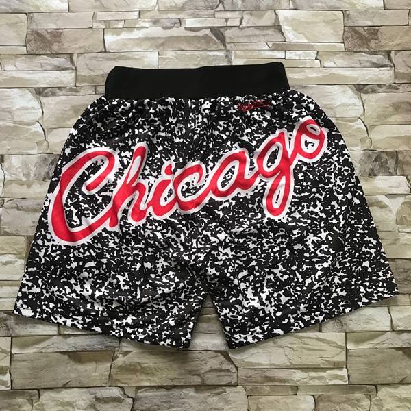 Chicago Bulls Mitchell&Ness Black NBA Shorts 05