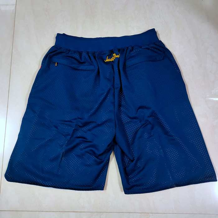 Golden State Warriors Just Don Dark Blue NBA Shorts 02