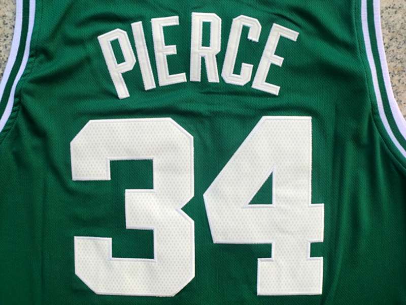 Boston Celtics Green #34 PIERCE Classics Basketball Jersey (Stitched)