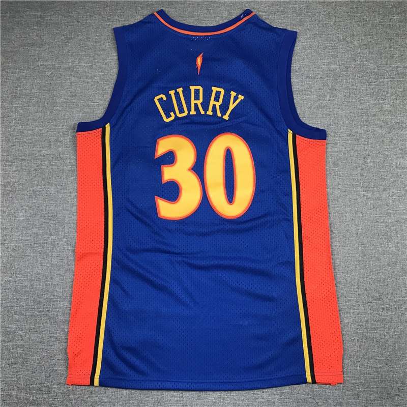 Golden State Warriors 2009/10 Blue #30 CURRY Classics Basketball Jersey (Stitched)