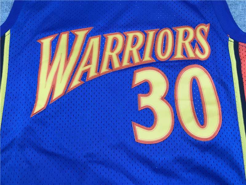 Golden State Warriors 2009/10 Blue #30 CURRY Classics Basketball Jersey (Stitched)