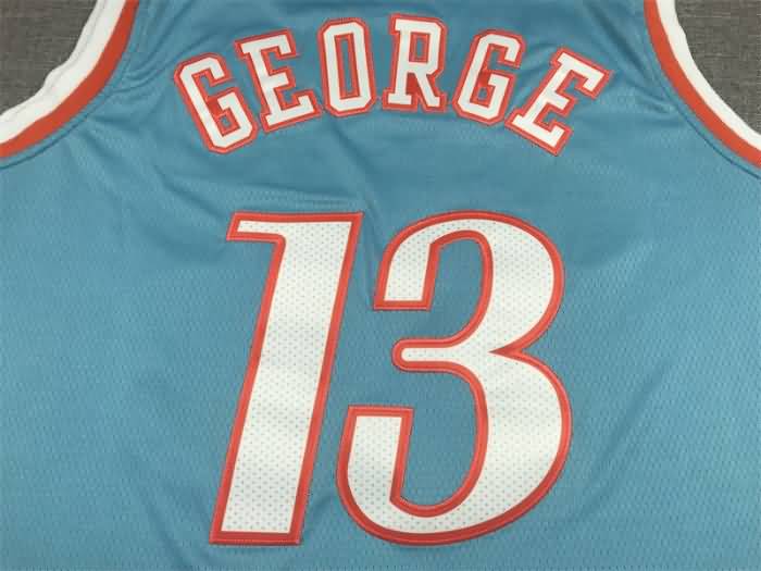 Los Angeles Clippers 21/22 Blue #13 GEORGE City Basketball Jersey (Stitched)