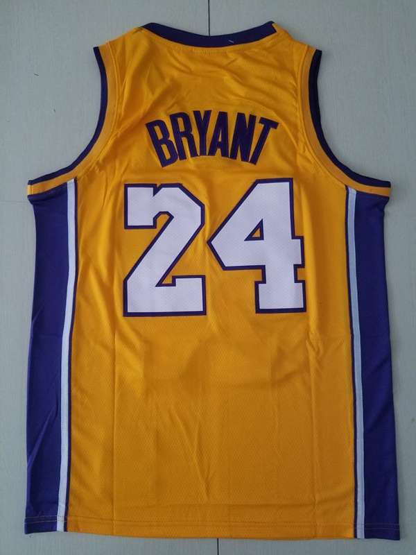 Los Angeles Lakers 2009 Yellow #24 BRYANT Champion Classics Basketball Jersey (Stitched)