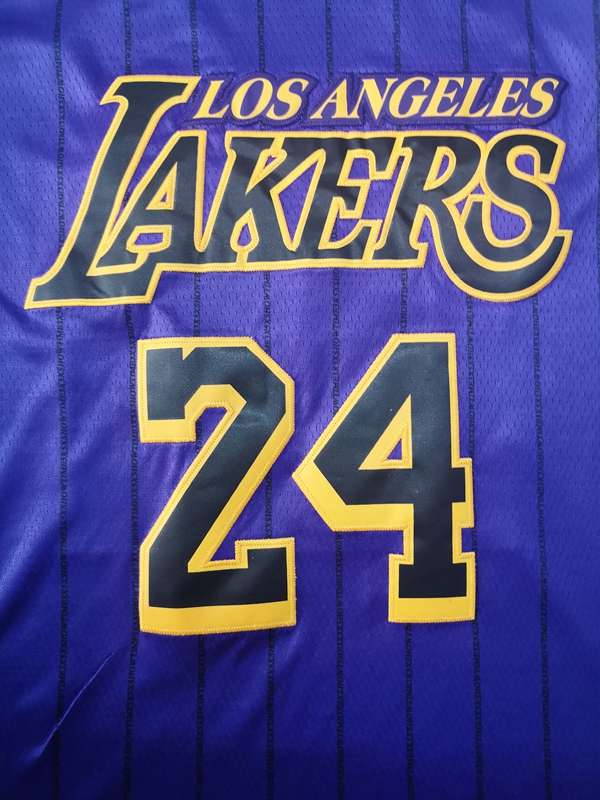 Los Angeles Lakers 2019 Purple #24 BRYANT City Basketball Jersey (Stitched)