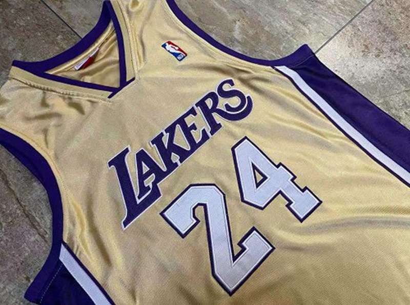 Los Angeles Lakers 2020 Gold #24 BRYANT Classics Basketball Jersey (Closely Stitched)