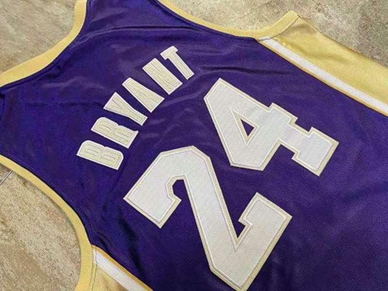 Los Angeles Lakers 2020 Purple #24 BRYANT Classics Basketball Jersey (Closely Stitched)