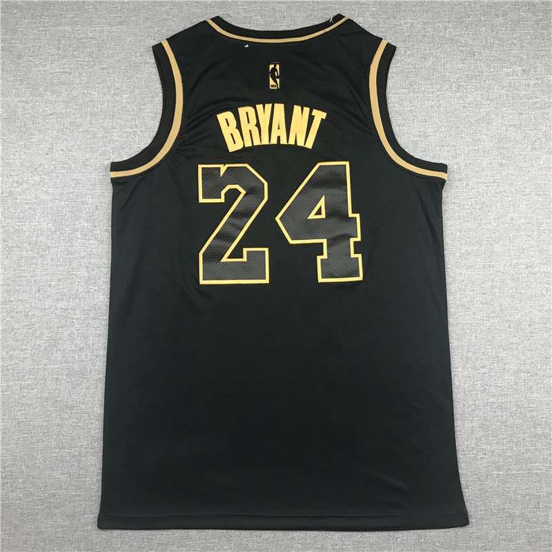 Los Angeles Lakers 2020 Black Gold #24 BRYANT Basketball Jersey (Stitched)