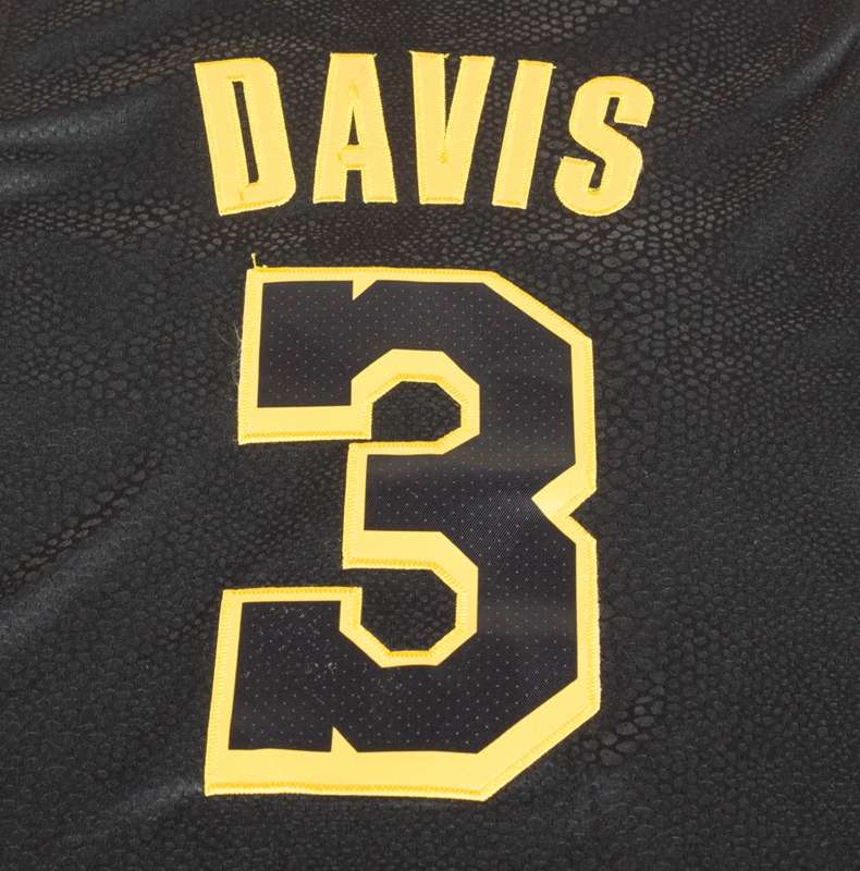 Los Angeles Lakers 2020 Black #3 DAVIS City Basketball Jersey (Stitched)