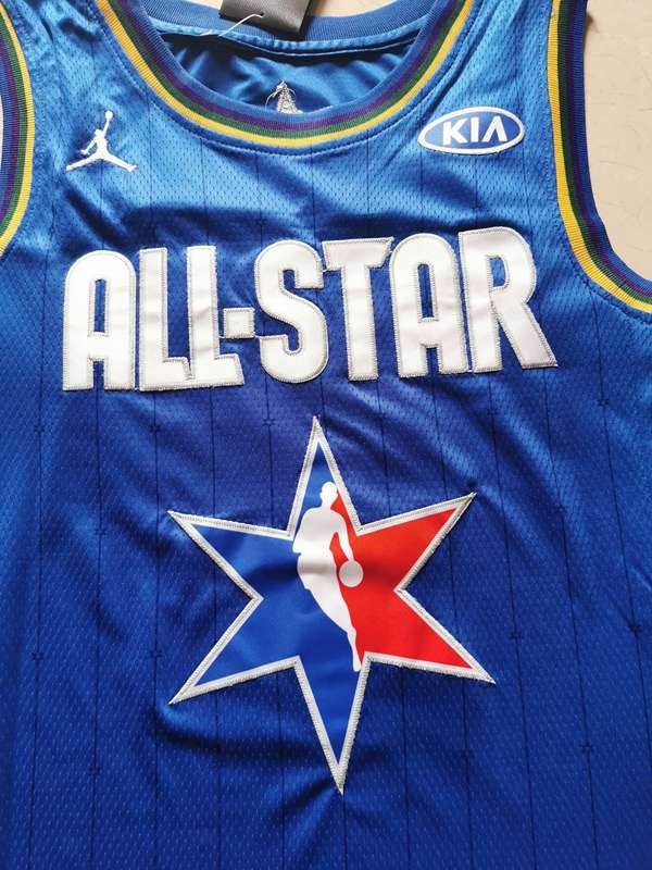 Los Angeles Lakers 2020 Blue #23 JAMES ALL-STAR Basketball Jersey (Stitched)