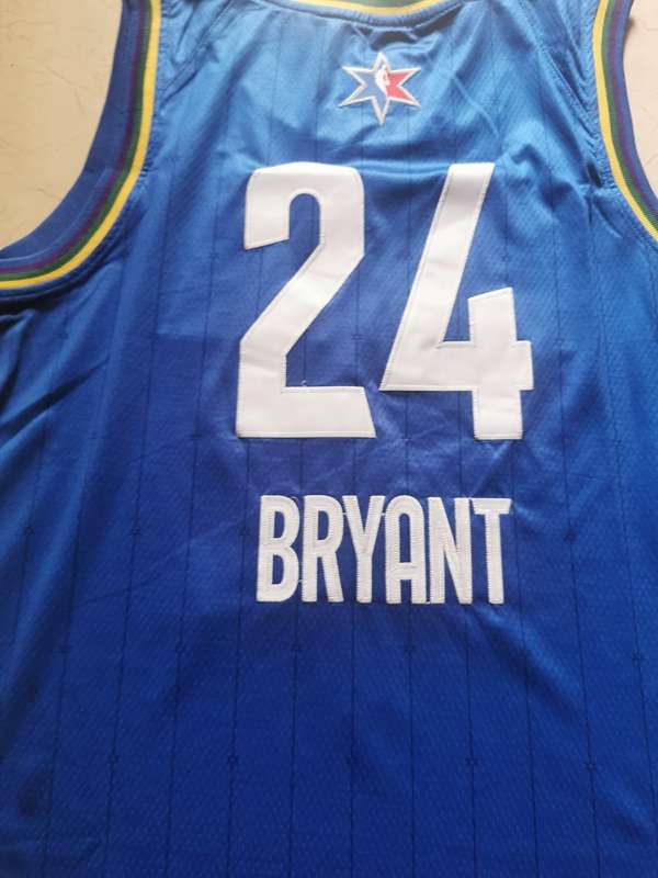 Los Angeles Lakers 2020 Blue #24 BRYANT ALL-STAR Basketball Jersey (Stitched)