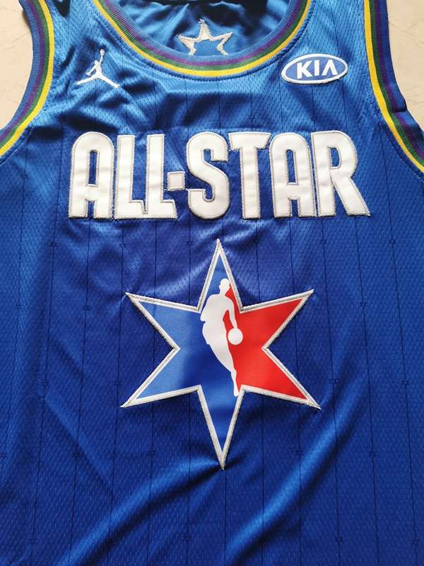 Los Angeles Lakers 2020 Blue #3 DAVIS ALL-STAR Basketball Jersey (Stitched)