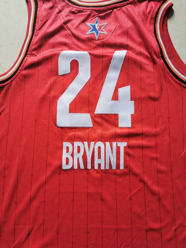 Los Angeles Lakers 2020 Red #24 BRYANT ALL-STAR Basketball Jersey (Stitched)