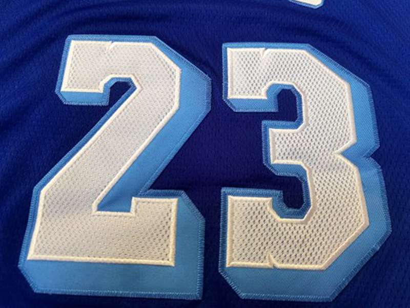 Los Angeles Lakers Blue #23 JAMES Basketball Jersey (Closely Stitched)