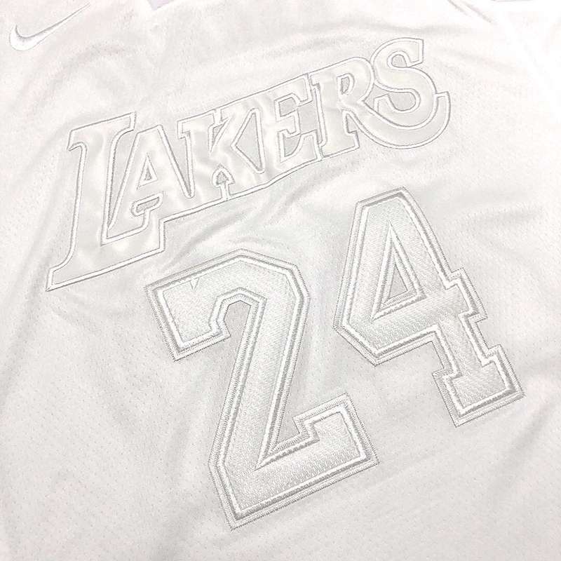 Los Angeles Lakers White #24 BRYANT Basketball Jersey (Closely Stitched)