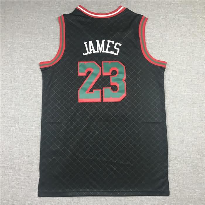 Los Angeles Lakers 2018/19 Black #23 JAMES Classics Basketball Jersey (Stitched)