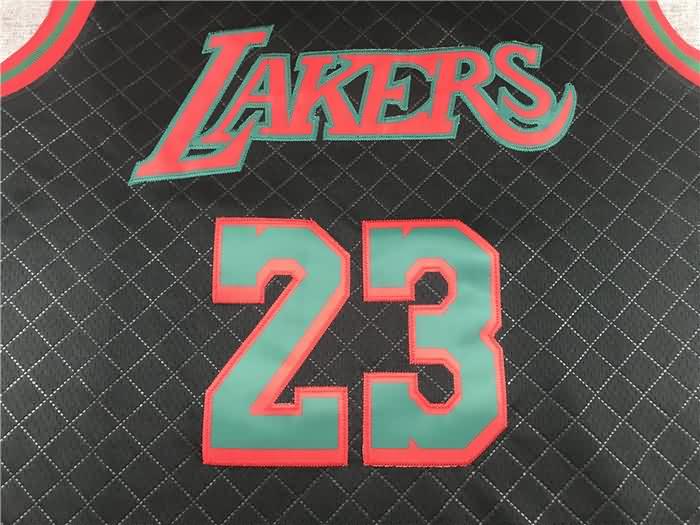 Los Angeles Lakers 2018/19 Black #23 JAMES Classics Basketball Jersey (Stitched)