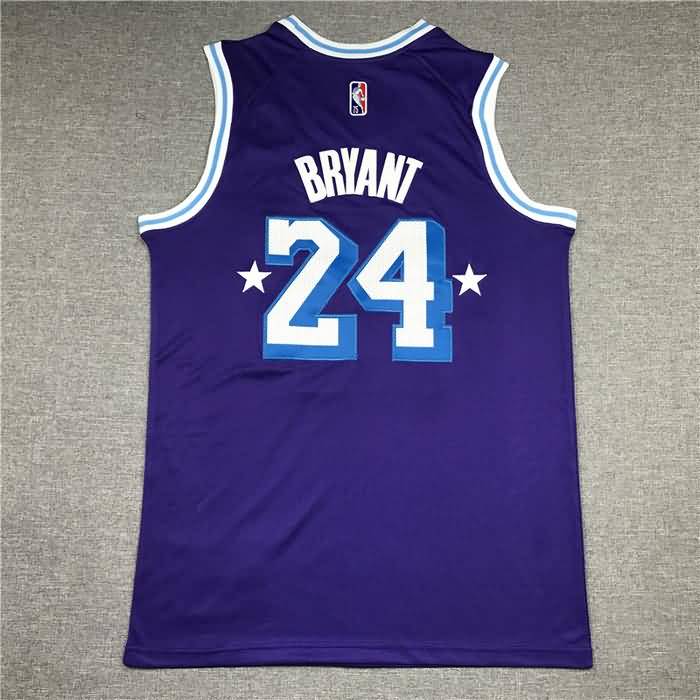 Los Angeles Lakers 21/22 Purple #24 BRYANT City Basketball Jersey (Stitched)