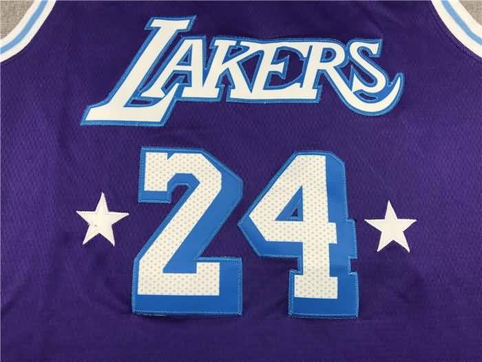 Los Angeles Lakers 21/22 Purple #24 BRYANT City Basketball Jersey (Stitched)