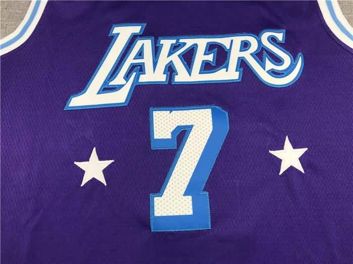 Los Angeles Lakers 21/22 Purple #7 ANTHONY City Basketball Jersey (Stitched)