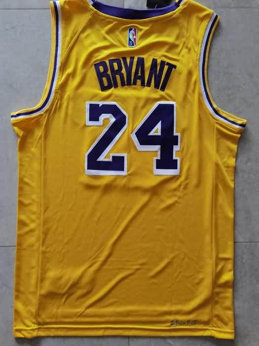 Los Angeles Lakers 21/22 Yellow #24 BRYANT Basketball Jersey (Stitched)