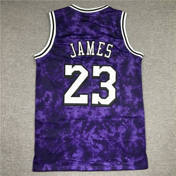 Los Angeles Lakers Purple #23 JAMES Classics Basketball Jersey 02 (Stitched)