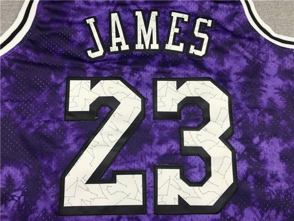 Los Angeles Lakers Purple #23 JAMES Classics Basketball Jersey 02 (Stitched)